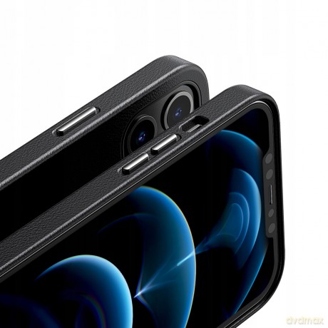 Baseus Original Magnetic Obudowa pokrowiec case etui magnetyczne skórzane do iPhone 12 Pro Max 6.7''