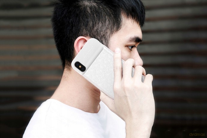 Baseus Plaid Backpack Etui z baterią Power Bank case do iPhone X 3500mAh *EOL