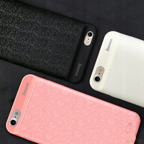 Baseus Plaid Cienkie etui case z wbudowaną baterią Power Bank do iPhone 7 8 *EOL