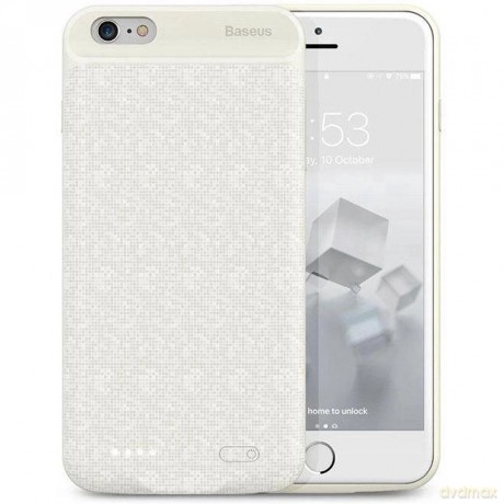 Baseus Plaid Cienkie Etui slim case z baterią Power bank 3650mAh do iPhone 6 6S Plus *EOL