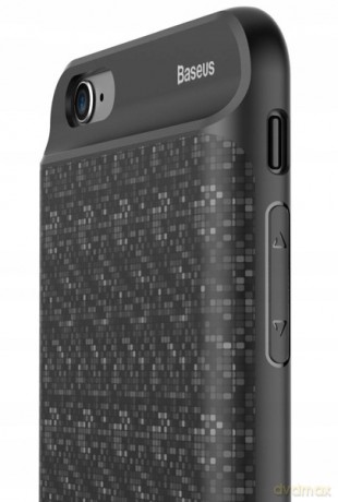 Baseus Plaid Cienkie etui z wbudowaną baterią Power Bank case do Iphone 7/8 Plus 3650mAh *EOL