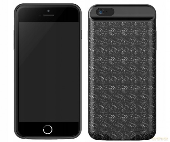 Baseus Plaid Cienkie etui z wbudowaną baterią Power Bank case do Iphone 7/8 Plus 3650mAh *EOL
