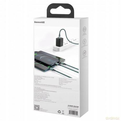 Baseus Rapid Kabel 3w1 USB-C - USB-C Lightning Micro Power Delivery 20W 3.5A