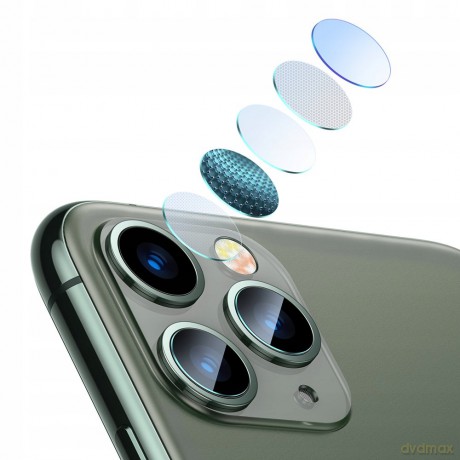 Baseus SGAPIPH61S-JT02 Szkło hartowane na obiektyw aparat do iPhone 11 6.1'' 2 sztuki EOL