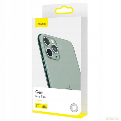 Baseus SGAPIPH61S-JT02 Szkło hartowane na obiektyw aparat do iPhone 11 6.1'' 2 sztuki EOL