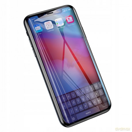 Baseus SGAPIPH65-TE01 Szkło ochronne hartowane 3D na cały ekran do iPhone XS Max 0.23