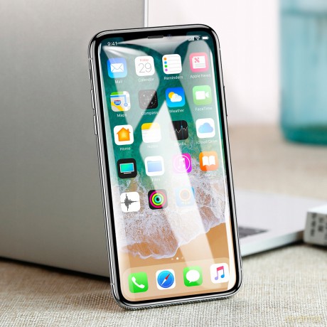 Baseus SGAPIPH65-TN01 Ochronne szkło hartowane 9H 6D cały ekran iPhone XS Max 0.2mm EOL
