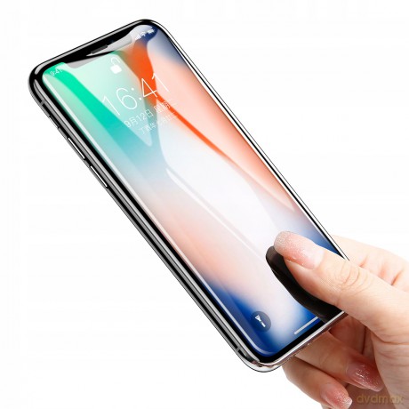 Baseus SGAPIPH65-TN01 Ochronne szkło hartowane 9H 6D cały ekran iPhone XS Max 0.2mm EOL