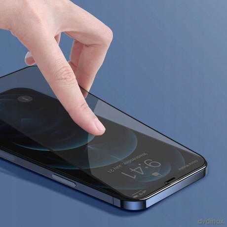 Baseus SGAPIPH67N-KT01 Szkło hartowane prywatyzujące 2szt Full 3D do iPhone 12 Pro Max