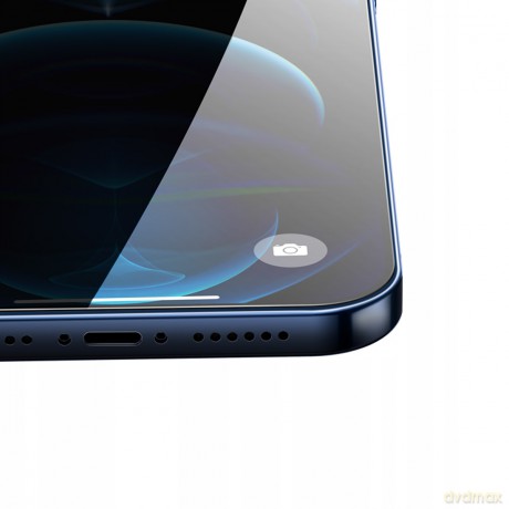 Baseus SGAPIPH67N-KT01 Szkło hartowane prywatyzujące 2szt Full 3D do iPhone 12 Pro Max
