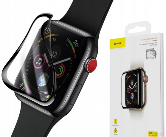 Baseus SGAPWA4-G01 Folia ochronna 3D do zegarka Apple Watch 4 series 40mm
