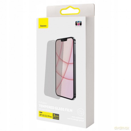 Baseus SGBL020602 Szkło hartowane prywatyzujące do iPhone 13 Mini 5.4'' 2szt