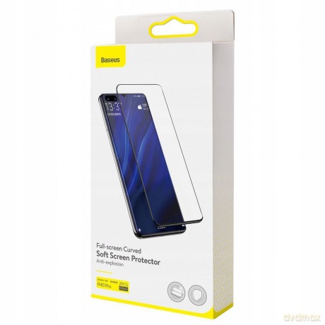 Baseus SGHWP40P-KR01 Folia ochronna 3D na cały ekran do Huawei P40 Pro 2szt EOL