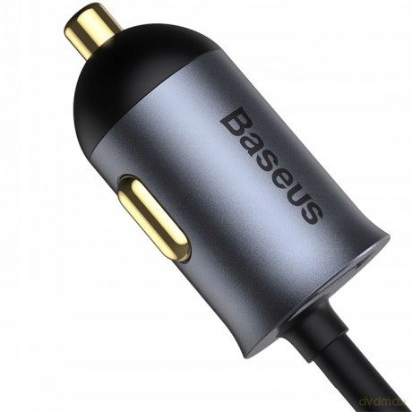 Baseus Share Togheter Ładowarka samochodowa z rozgałęźnikiem 4x USB USB-C 120W Powe Delivery Quick Charge 4.0