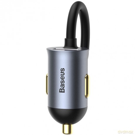 Baseus Share Togheter Ładowarka samochodowa z rozgałęźnikiem 4x USB USB-C 120W Powe Delivery Quick Charge 4.0