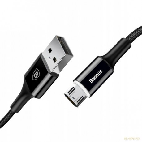 Baseus Shining Podświetlany kabel USB Micro USB Szybkie ładowanie Quick Charge 2A 1m EOL
