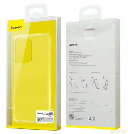 Baseus Simple Case pokrowiec etui do Samsung S20 (EOL)