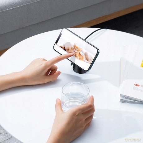 Baseus Simple Magnetic Stand Ładowarka indukcyjna bezprzewodowa MagSafe 15W + uchwyt