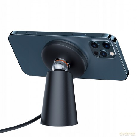 Baseus Simple Magnetic Stand Ładowarka indukcyjna bezprzewodowa MagSafe 15W + uchwyt