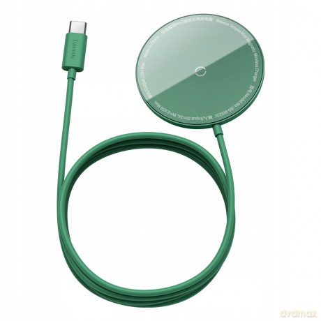 Baseus Simple Mini Magnetic Ładowarka indukcyjna bezprzewodowa Qi do iPhone 12 MagSafe 15W