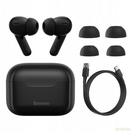 Baseus SIMU S1 Słuchawki bezprzewodowe Bluetooth 5.1 ANC SBC AAC