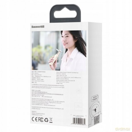 Baseus Square Tube Mini wiatrak wentylator bezprzewodowy USB