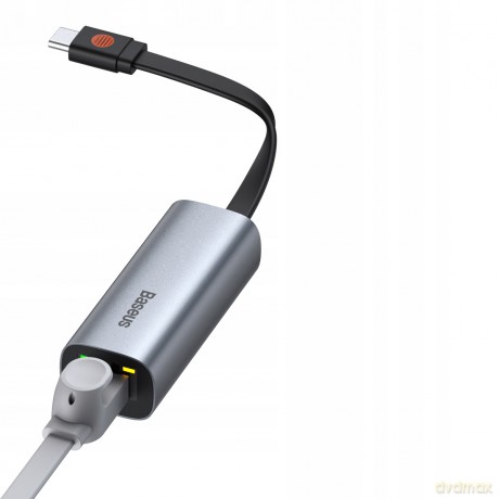 Baseus Steel Cannon Adapter USB/ TYPE-C RJ45 GIGABIT LAN 1000MB