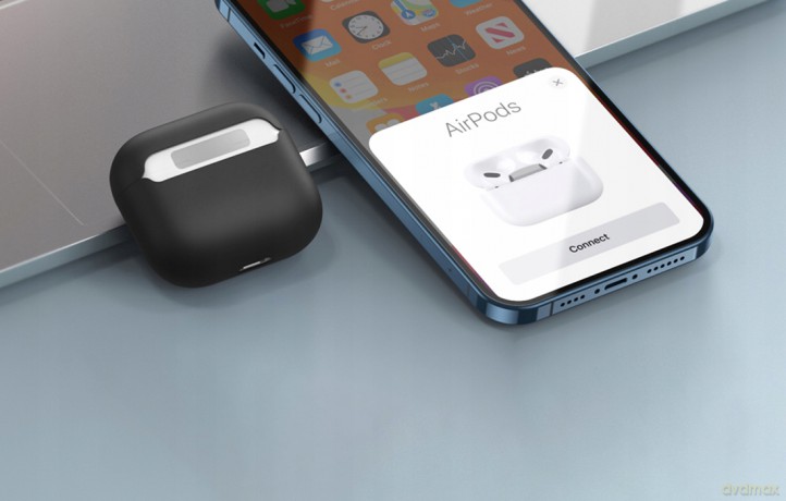 Baseus Super Thin Etui silikonowe case pokrowiec na słuchawki Apple AirPods 3
