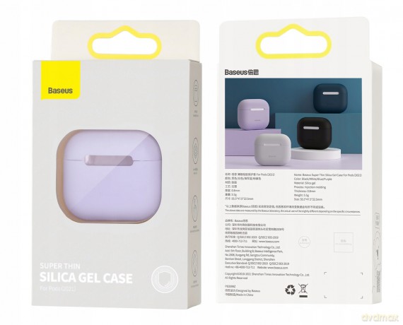 Baseus Super Thin Etui silikonowe case pokrowiec na słuchawki Apple AirPods 3
