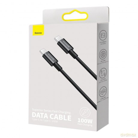 Baseus Superior Series Kabel Type-C USB-C 5A 100W Power Delivery Quick Charge 4.0