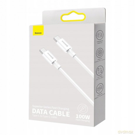 Baseus Superior Series Kabel Type-C USB-C 5A 100W Power Delivery Quick Charge 4.0