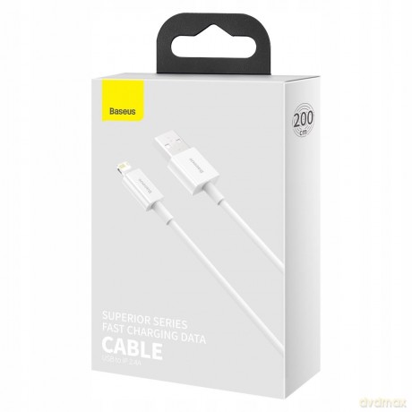 Baseus Superior Series Kabel USB - Lightning do iPhone 6 7 8 X 11 12 2.4A