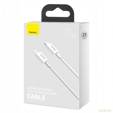 Baseus Superior Series Kabel USB-C Lightning do iPhone Power Delivery 20W 18W