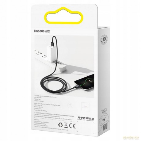 Baseus Superior Series Szybki kabel USB - Micro 2A mocny 1m