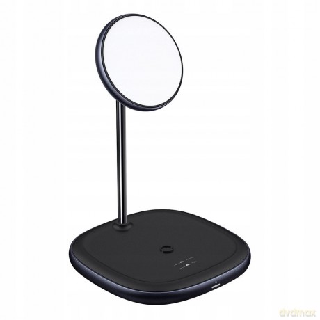 Baseus Swan 2-in-1 Ładowarka indukcyjna bezprzewodowa Qi 2w1 do iPhone 12 (MagSafe)
