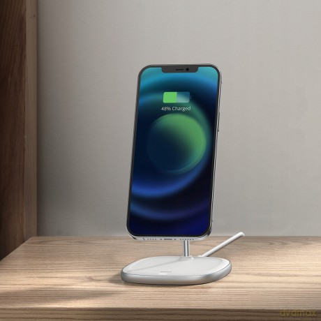 Baseus Swan Ładowarka indukcyjna uchwyt MagSafe 15W do serii iPhone 12