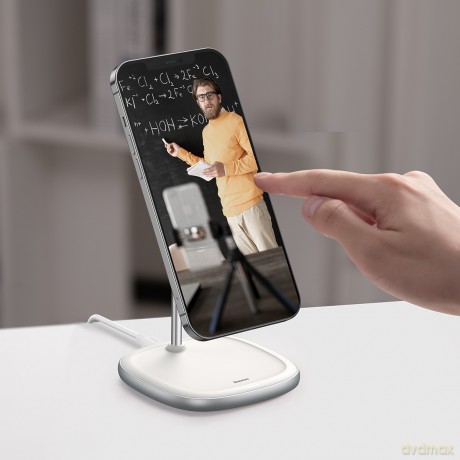 Baseus Swan Ładowarka indukcyjna uchwyt MagSafe 15W do serii iPhone 12