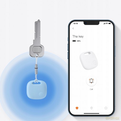 Baseus T2 Pro Lokalizator Bluetooth GPS do kluczy + aplikacja