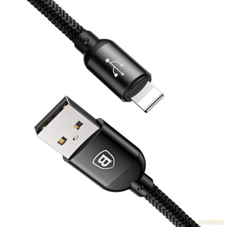 Baseus Three Primary Colors Nylonowy kabel 3w1 USB - Lightning Micro Type-C 3.5A 30cm