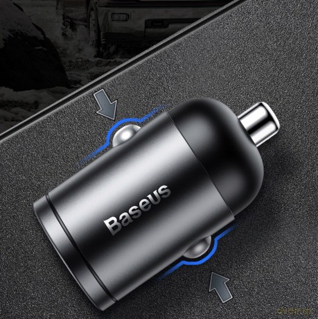 Baseus Tiny Star Ładowarka samochodowa USB-C Type-C Power Delivery 3.0 Quick Charge 4.0+ 30W