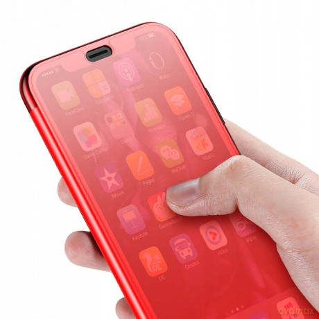 Baseus Touchable Etui case z klapką ze szkła hartowanego futerał ochronny do iPhone XS 5.8'' EOL