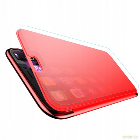 Baseus Touchable Etui case z klapką ze szkła hartowanego futerał ochronny do iPhone XS 5.8'' EOL