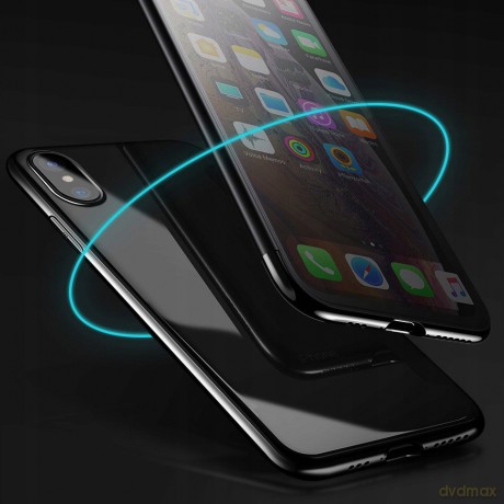 Baseus Touchable Etui case z klapką ze szkła hartowanego futerał ochronny do iPhone XS 5.8'' EOL