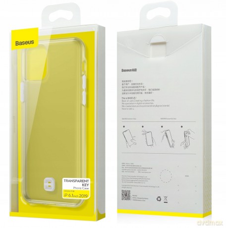 Baseus Transparent Key Cienkie etui pokrowiec obudowa case do iPhone 11 *EOL