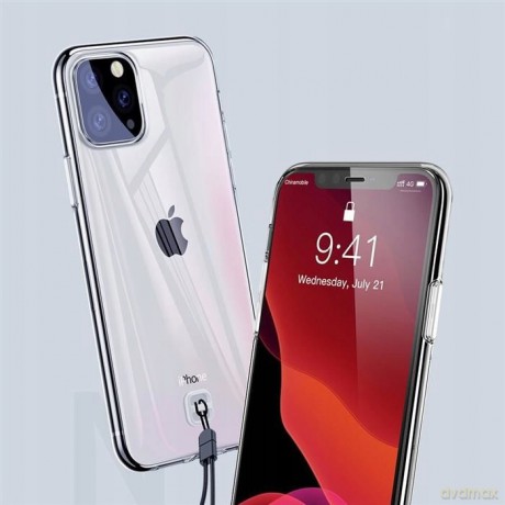 Baseus Transparent Key Cienkie etui pokrowiec obudowa case do iPhone 11 *EOL