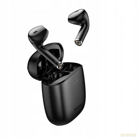 Baseus True W04 Pro Słuchawki bezprzewodowe bluetooth 5.0 z etui ładującym indukcyjnym wodoodporne