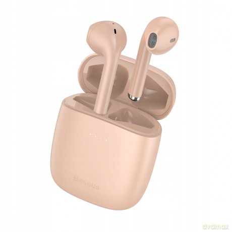 Baseus True W04 Pro Słuchawki bezprzewodowe bluetooth 5.0 z etui ładującym indukcyjnym wodoodporne