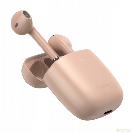 Baseus True W04 Pro Słuchawki bezprzewodowe bluetooth 5.0 z etui ładującym indukcyjnym wodoodporne