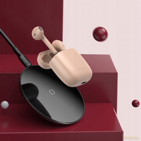 Baseus True W04 Pro Słuchawki bezprzewodowe bluetooth 5.0 z etui ładującym indukcyjnym wodoodporne