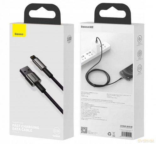 Baseus Tungsten Kabel USB Lightning Apple do iPhone 2.4A 1M
